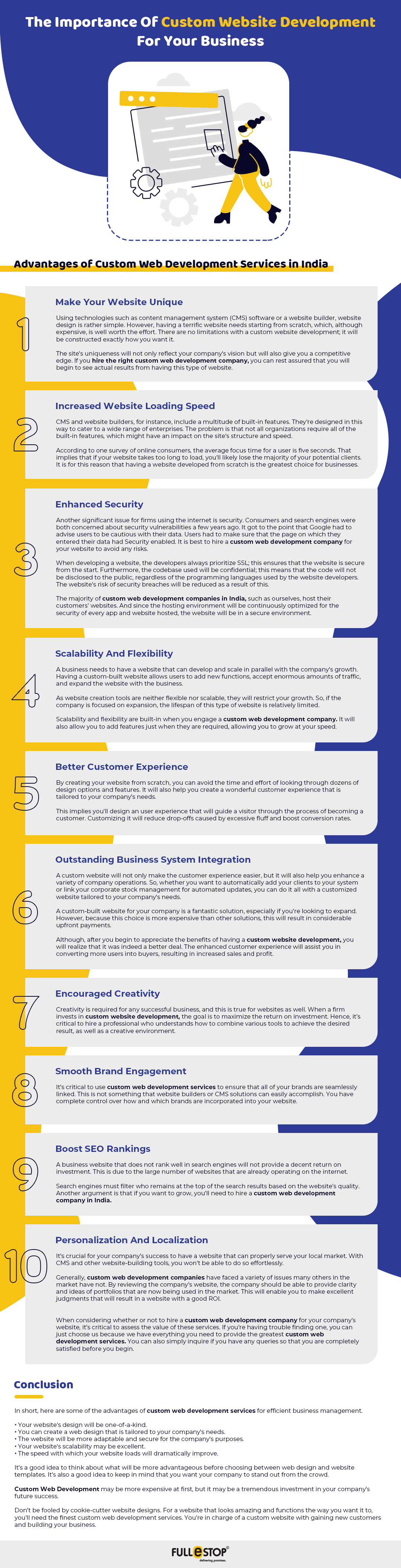 The Importance of Custom Website Development for Your Business